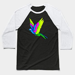 Colorful Parrot Baseball T-Shirt